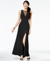 Thumbnail for your product : Morgan & Company Juniors' Sleeveless Illusion A-Line Dress