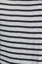 Thumbnail for your product : Kensie Mixed Media Stripe Tee