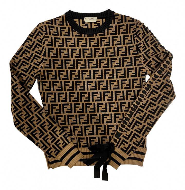fendi brown jumper
