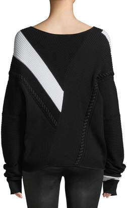 Rag & Bone Cricket V-Neck Long-Sleeve Knit Sweater