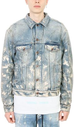 Off-White Blue Denim Vintage Jacket