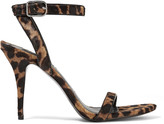 Thumbnail for your product : Alexander Wang Atalya leopard-print calf hair sandals