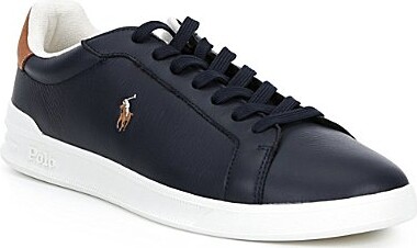 Polo Ralph Lauren Men's Heritage Court II Tumbled Leather Sneakers