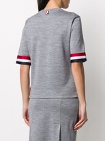 Thumbnail for your product : Thom Browne RWB-detail short-sleeved T-shirt