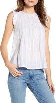 Thumbnail for your product : Lucky Brand Shiffly Ruffle Cotton Tank