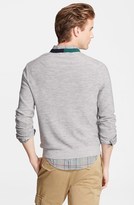 Thumbnail for your product : Band Of Outsiders Merino Wool V-Neck Sweater with Two-Tone Collar