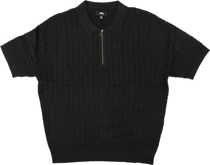Stussy Half Zip polo shit - ShopStyle