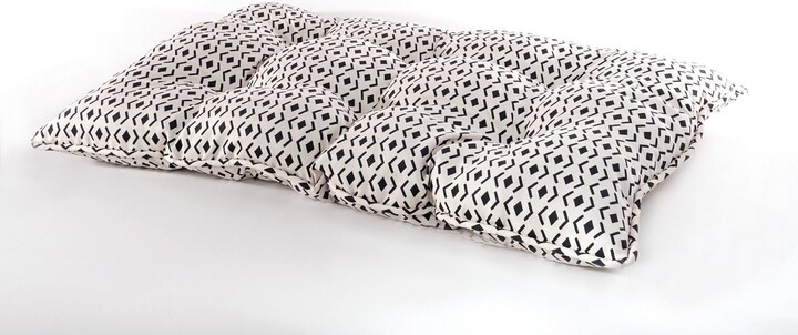 Details Printed Microsuede Dog Tufted Mat, Large