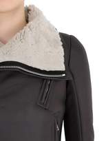 Thumbnail for your product : Rick Owens Classic Shearling Moto Jacket