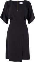 Thumbnail for your product : Closet Black Wrap Tie Back Kimono Style Dress