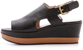 Thumbnail for your product : Stuart Weitzman Offandon Flatform Sandals
