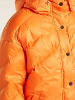 Thumbnail for your product : Perfect Moment Chevron Quilted Bomber Jacket - Womens - Orange Navy