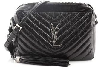 lou matelassé leather camera bag saint laurent