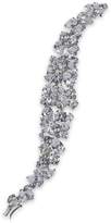 Thumbnail for your product : Kenneth Jay Lane Cz By Cluster Rhodium-plated Crystal Bracelet