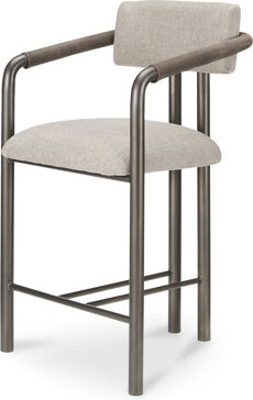 17 Stories Cassidy Counter Stool Brown