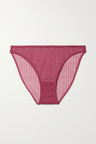 Thumbnail for your product : ELSE Honeycomb Stretch-mesh Briefs