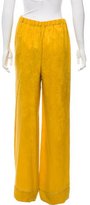 Thumbnail for your product : Roberto Cavalli High-Rise Silk Pants w/ Tags