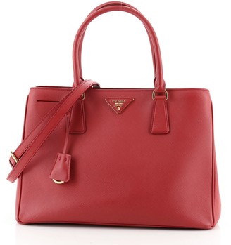 prada saffiano red