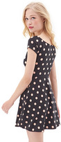 Thumbnail for your product : Forever 21 Fit & Flare Polka Dot Dress