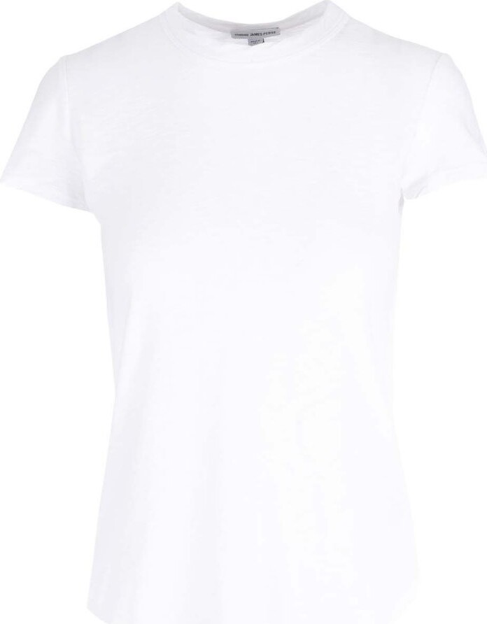 James Perse Crewneck Sheer Slub T-Shirt
