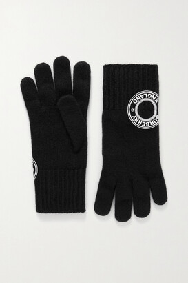 Burberry Cashmere-blend Gloves - Black
