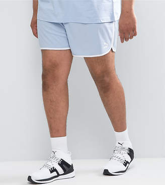 Puma PLUS Retro Mesh Shorts In Blue Exclusive to ASOS
