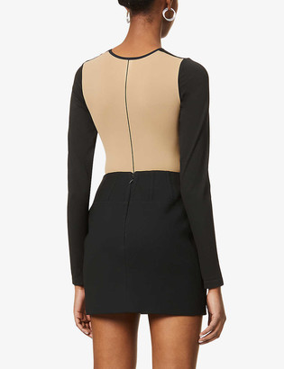 Wolford Hera sheer-panel stretch-woven body