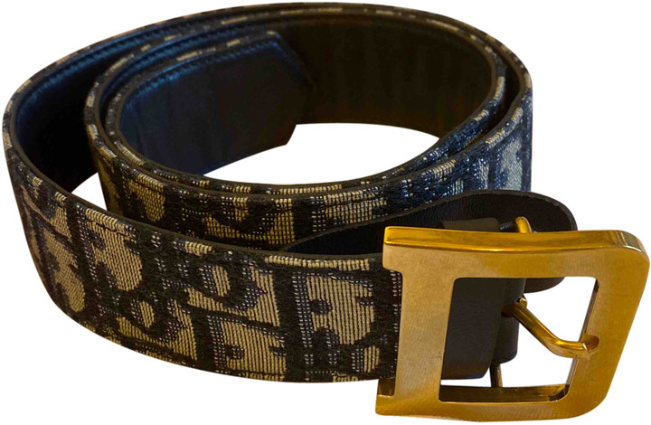Dior Diorquake Blue Cloth Belts
