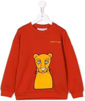Mini Rodini cat-patch sweatshirt
