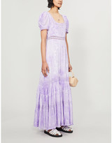 Thumbnail for your product : LoveShackFancy Ryan tiered cotton maxi dress