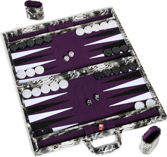 Tizo Design Snakeskin Backgammon Set