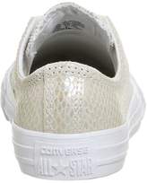 Thumbnail for your product : Converse Ox Leather Kids White Snake Iridescent Exclusive