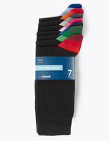Thumbnail for your product : Marks and Spencer 7 Pack Cool & Fresh Striped Socks