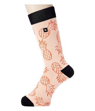 Richer Poorer Luau Athletic Socks (Pink Multi) Men's Crew Cut Socks Shoes