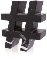 Thumbnail for your product : Kelly Wearstler Marble Hashtag Sculpture