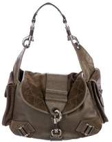 Thumbnail for your product : Christian Dior Leather & Suede Shoulder Bag