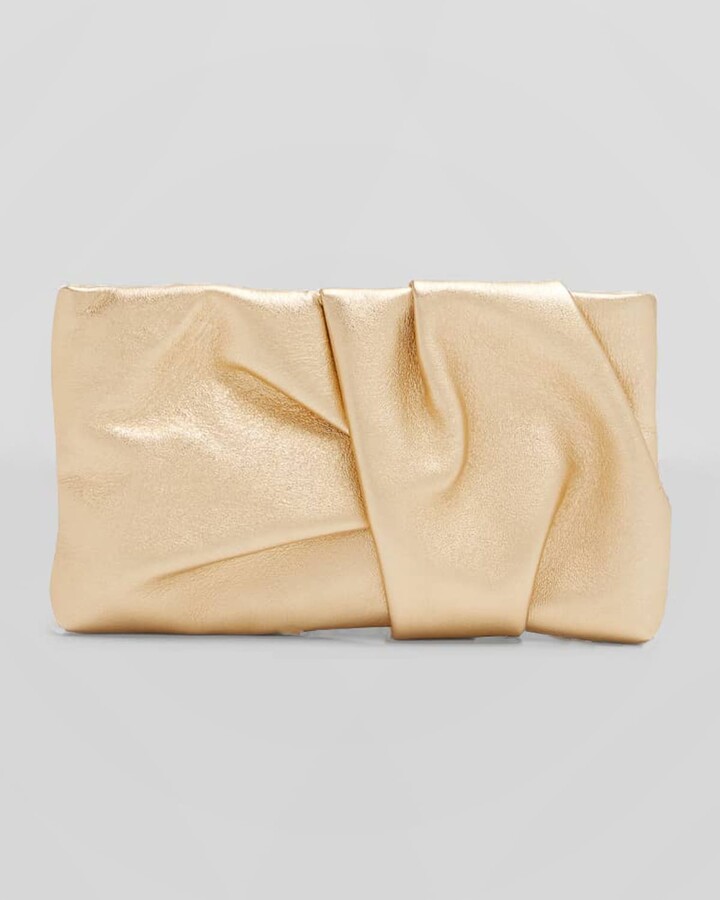 Mondepaz Clutch Bag - Shine - Metallic Gold