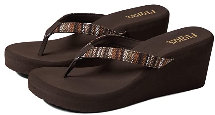 Choose SZ/color Details about   Flojos Women's Olivia Serape Wedge Sandal 