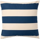 Thumbnail for your product : PBteen 4504 Rugby Stripe Duvet Cover + Sham, Navy/Stone