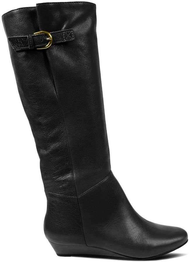 Steve Madden Leather Buckle Boots 
