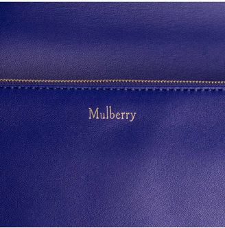 Mulberry Blue Leather Shoulder Bag