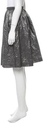 Viktor & Rolf Metallic Knee-Length Skirt w/ Tags