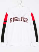 Thumbnail for your product : MSGM Kids fighter print hoodie