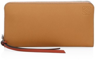 Loewe Colorblock Leather Zip-Around Wallet