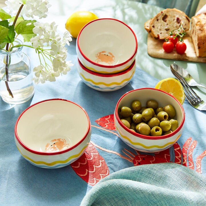 Dunelm Small Crab Dip Bowl Pink ShopStyle Dinnerware