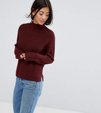 ASOS Petite Ultimate Chunky Jumper With Slouchy High Neck
