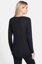 Thumbnail for your product : Jessica Simpson 'Randi' Chiffon Front High/Low Blouse