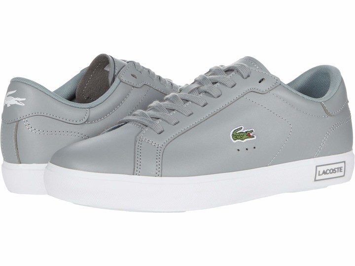 lacoste grey shoes