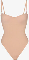 Thumbnail for your product : SKIMS kims Womens Clay culpting traight-neck tretch-woven Bodysuit