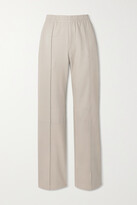Thumbnail for your product : Sprwmn Paneled Leather Track Pants - Neutrals